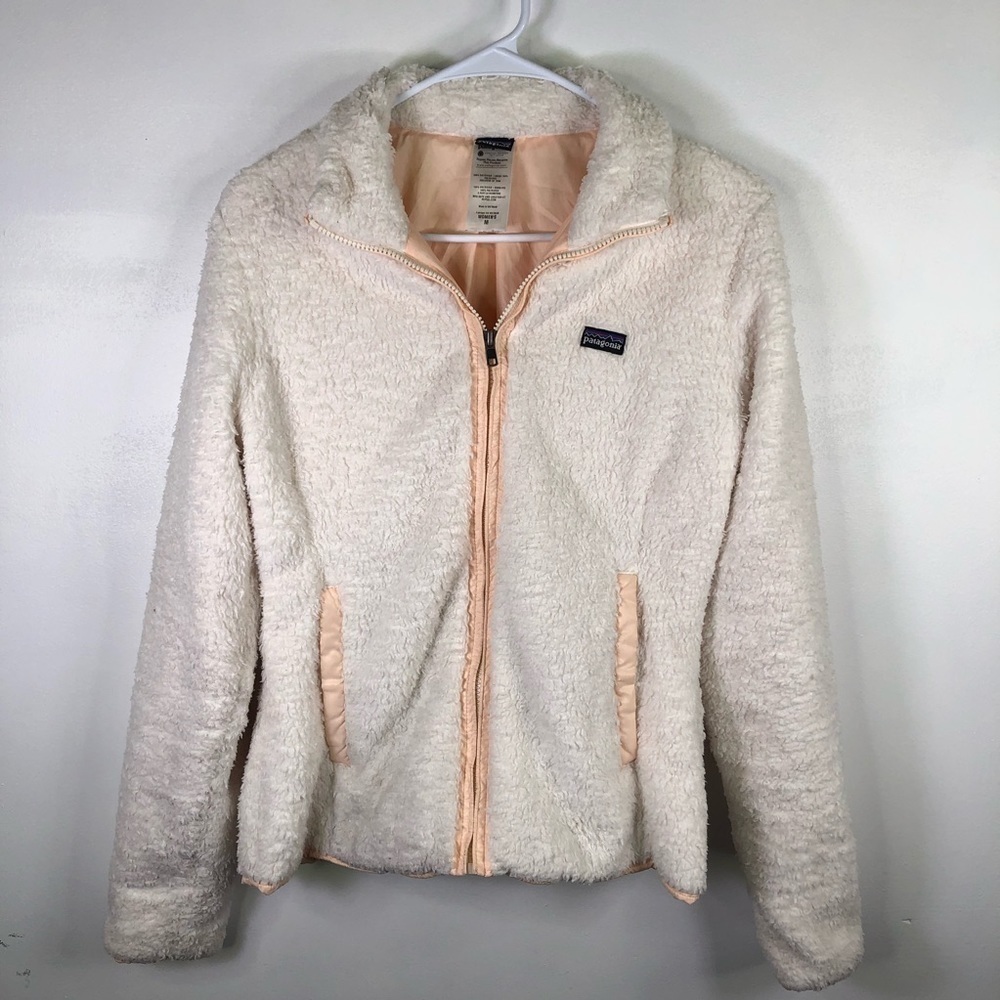 Patagonia Women's Full Zip Size Medium Fuzzy Fleece Jacket - Picture 5 of 7